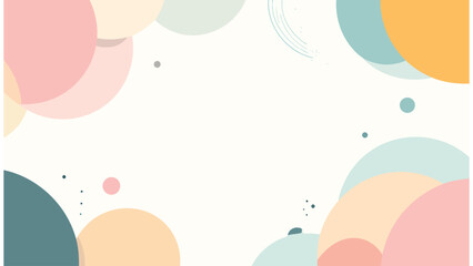 Abstract Geometric Shapes &ndash; Minimalist Vector Background