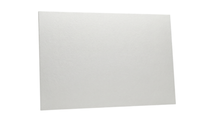 Blank White Paper Background Texture isolated PNG with Transparent Background