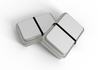 Storage Tin with Black Strap Mockup