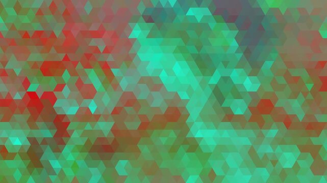 red and green abstract flow, seamless animation loop