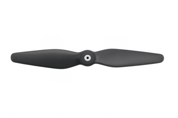 Drone propeller blade generating lift and thrust
