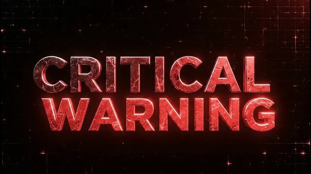 CRITICAL WARNING