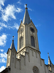 A view from the historic Reformed Christian Church in Novi Sad, Serbia.