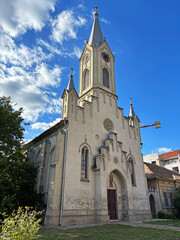 A view from the historic Reformed Christian Church in Novi Sad, Serbia.