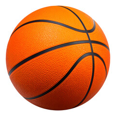 Orange basketball ball
