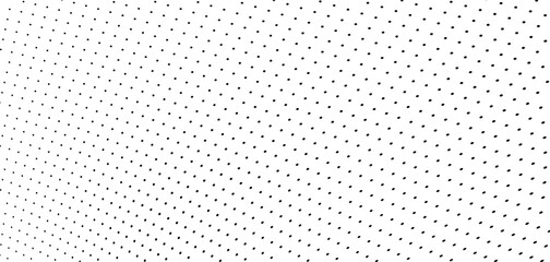 Futuristic dotted halftone texture in twisted abstract wave design, ideal for creative projects.