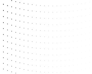 Futuristic twisted halftone wave background with dotted grunge pattern for design projects.