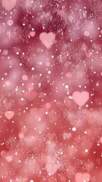 Hintergrund glitzernde Herzen