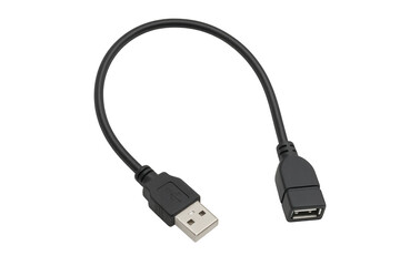 Fototapeta premium Usb a male to female extension cable connecting devices