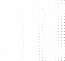 Optical pop art halftone wave background with dotted futuristic vector design elements.