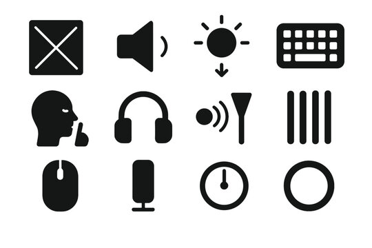 Headphones icon rounded sterile icons aligned exact quiet vector transparency uniform workspace