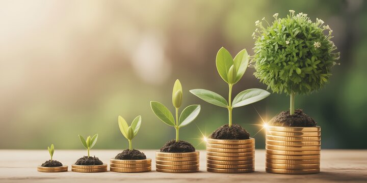 Growth of wealth over time