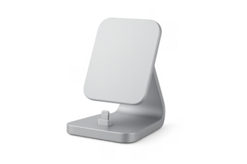 Stand for smartphone charging dock with transparent background