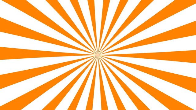 colourful sunburst pattern background. Retro ray pattern background.sunburst background loop animation.Seamless rotating spiral animation.