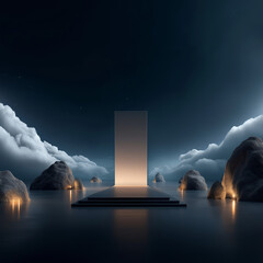 Abstract concepts with clouds