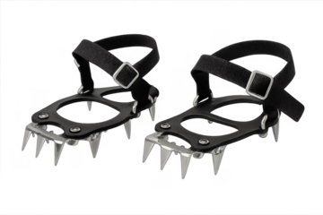 Ice cleats for winter trekking and mountaineering safety