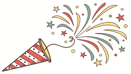 Colorful vector illustration of an abstract floral background featuring a nature pattern with summer flowers, spring leaves, and rainbow swirls for a decorative holiday banner or wallpaper design