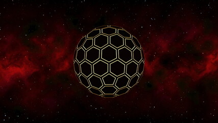 球体の宇宙船　3DCGレンダリング © tsuneomp