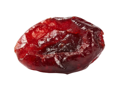Dried cranberry isolated on transparent background