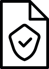 Approved verification icon symbolizing confirmation, authentication, and successful approval in a clean modern design