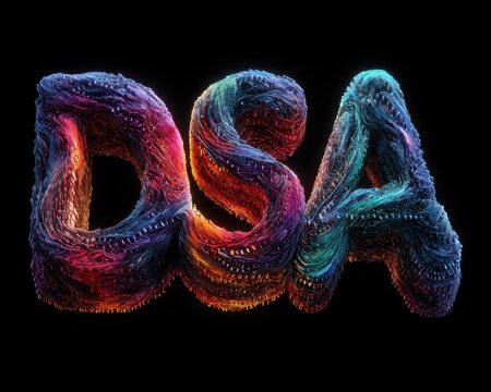 Tri-Dimensional DSA Concept: An Artistic Interpretation of Digital Data and Technology