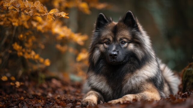 Eurasier: A Majestic Autumn Companion with a Luxurious Coat