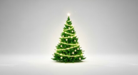 Fototapeta premium Decorated christmas tree