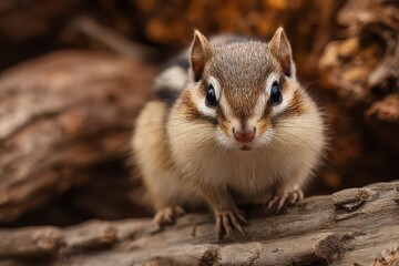 Obraz premium Charming Little Mammal in Natural Habitat: Adorable Wildlife Scene at the Zoo