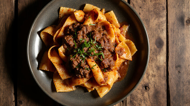 Pappardelle Al Cinghiale Wild Boar Ragu Pasta