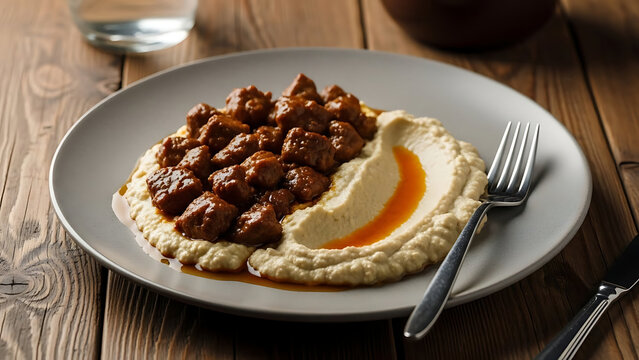 Hunkar Begendi Ottoman Lamb Stew With Eggplant Puree