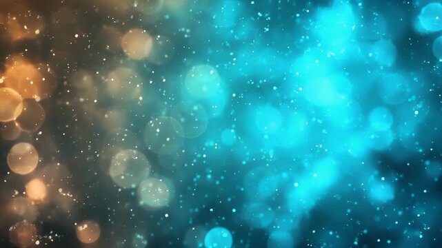 Celestial Luminosity: Abstract bokeh lights create an ethereal atmosphere with soft focus. The composition emanates a sense of wonder and calm, with a dynamic interplay of color and light.