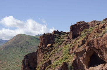 Cuatro Puertas complex of caves in the south of the municipality of Telde, Gran Canaria