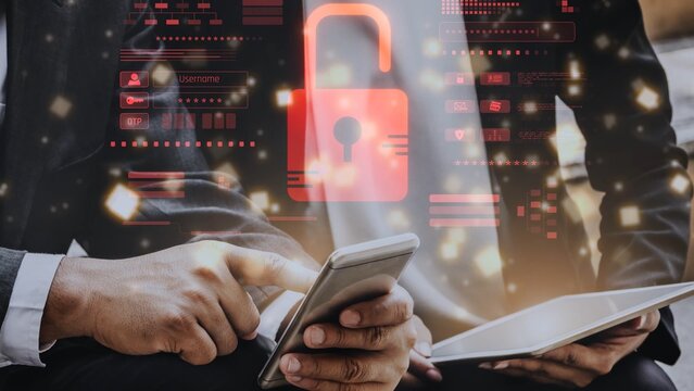 Digital security concept illustrating a cybersecurity breach, with a red unlocked padlock indicating data exposure among secure systems, emphasizing system vulnerability and risk Marrow - Powered by Adobe