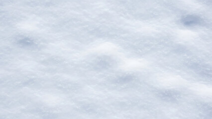 Snow Top View Background, White Winter Snow Texture from Above