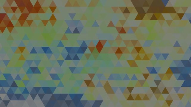 seamless triangle mosaic flow, dynamic loop animation for backgrounds and video overlays
