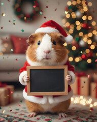 Festive Christmas Guinea Pig