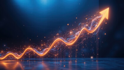 Digital Business Growth Arrow