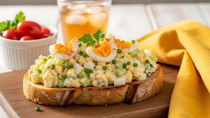 Huevos Mayo Open Sandwich