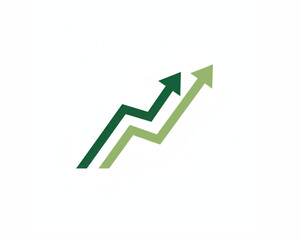 Arrows graphic illustrating growth and progress