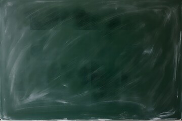 Vintage green chalkboard with chalk marks for educational purposes