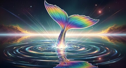 Abstract colorful fluid light waves forming a modern digital motion background