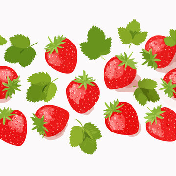 Hintergrund Erdbeeren