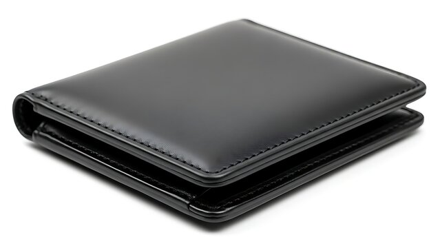 Black leather wallet