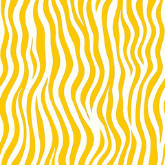 Seamless zebra-inspired abstract pattern with wavy organic stripes in green, orange, and yellow color palettes. Modern animal print for fashion, textiles, wallpaper, and digital backgrounds.
