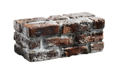 Brick design featuring rough texture illustrating wall construction, structure, and material study isolated on transparent background PNG