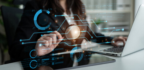 Dashboard for business intelligence and strategic planning. This workflow shows the process from insight and ideation to activation, enabling data-driven project management. Fermion