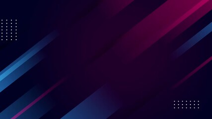 Abstract diagonal gradient background animation with smooth layered stripes in blue and purple tones, ideal for modern presentations, tech visuals, promo videos, and digital motion design.