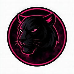Noir Shadow Tiger Spotlight Esports Mascot Logo Vector