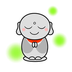 かわいいお地蔵さんのイラスト