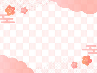 春めく背景イラスト